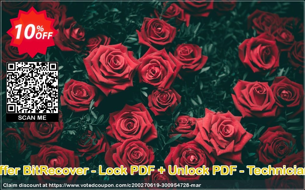 Bundle Offer BitRecover - Lock PDF + Unlock PDF - Technician Plan Coupon, discount Coupon code Bundle Offer BitRecover - Lock PDF + Unlock PDF - Technician License. Promotion: Bundle Offer BitRecover - Lock PDF + Unlock PDF - Technician License Exclusive offer 