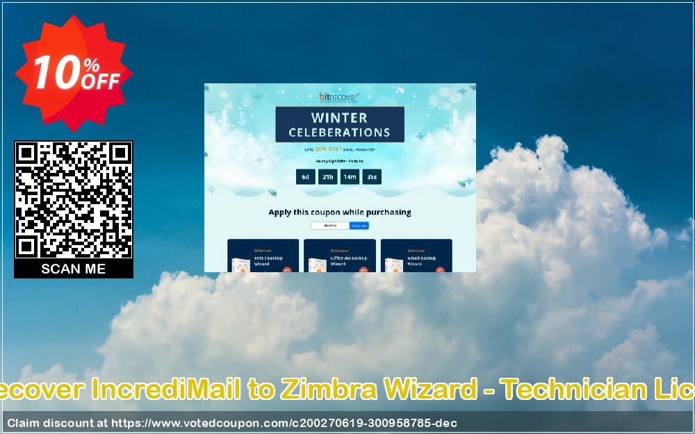 BitRecover IncrediMail to Zimbra Wizard - Technician Plan Coupon Code Jun 2024, 10% OFF - VotedCoupon