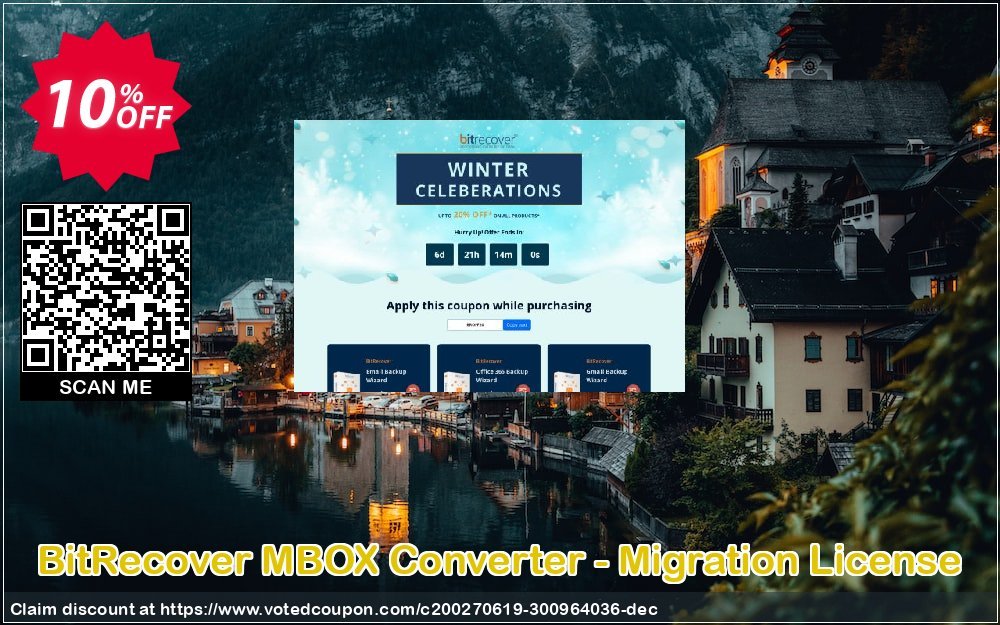 BitRecover MBOX Converter - Migration Plan Coupon, discount Coupon code BitRecover MBOX Converter - Migration License. Promotion: BitRecover MBOX Converter - Migration License Exclusive offer 