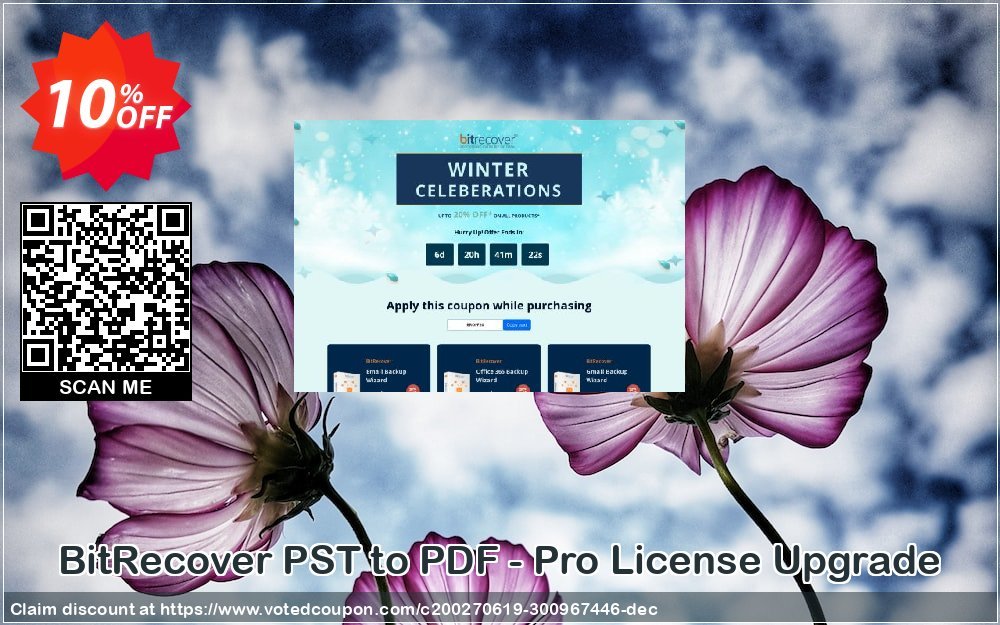 BitRecover PST to PDF - Pro Plan Upgrade Coupon, discount Coupon code BitRecover PST to PDF - Pro License Upgrade. Promotion: BitRecover PST to PDF - Pro License Upgrade Exclusive offer 