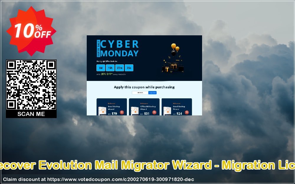BitRecover Evolution Mail Migrator Wizard - Migration Plan Coupon, discount Coupon code Evolution Mail Migrator Wizard - Migration License. Promotion: Evolution Mail Migrator Wizard - Migration License offer from BitRecover