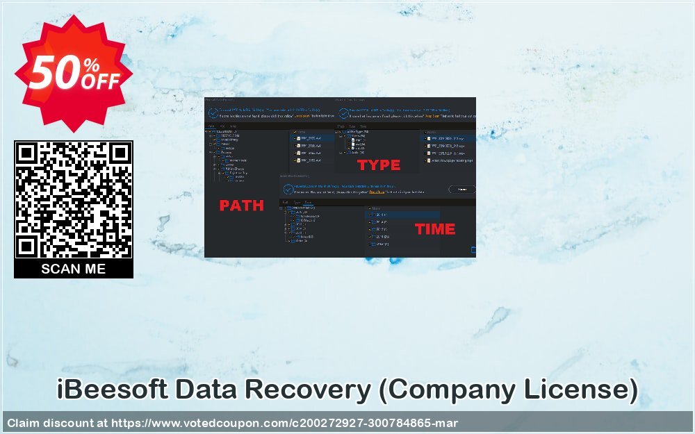 iBeesoft Data Recovery, Company Plan  Coupon Code Apr 2024, 50% OFF - VotedCoupon