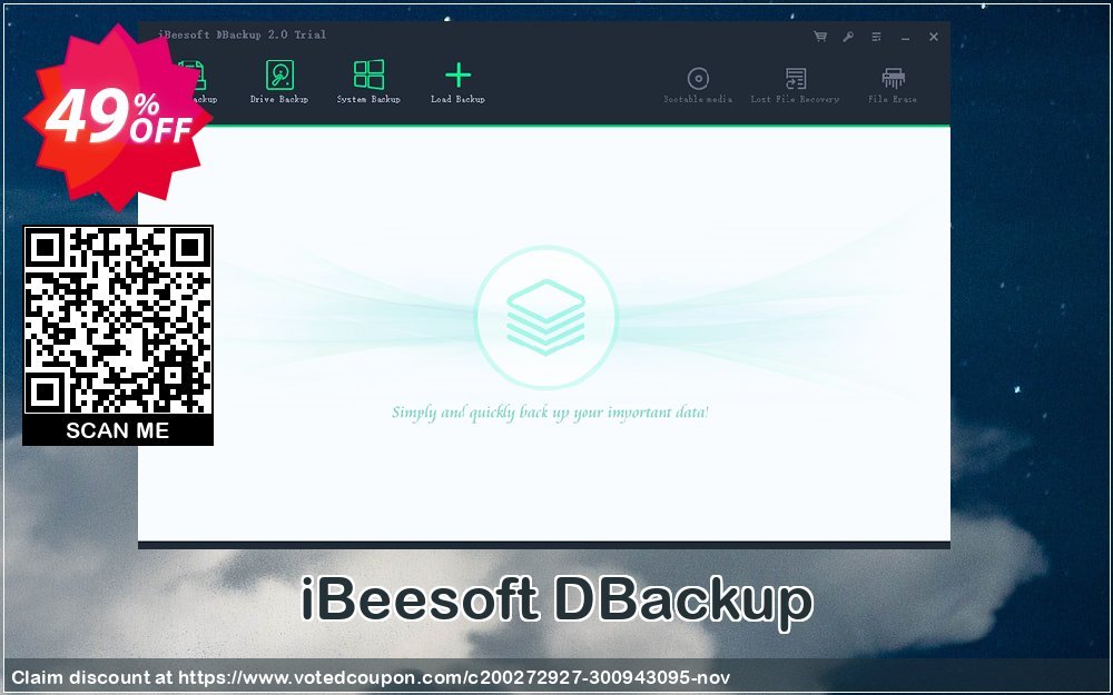 iBeesoft DBackup Coupon, discount 50% OFF iBeesoft DBackup, verified. Promotion: Wondrous promotions code of iBeesoft DBackup, tested & approved