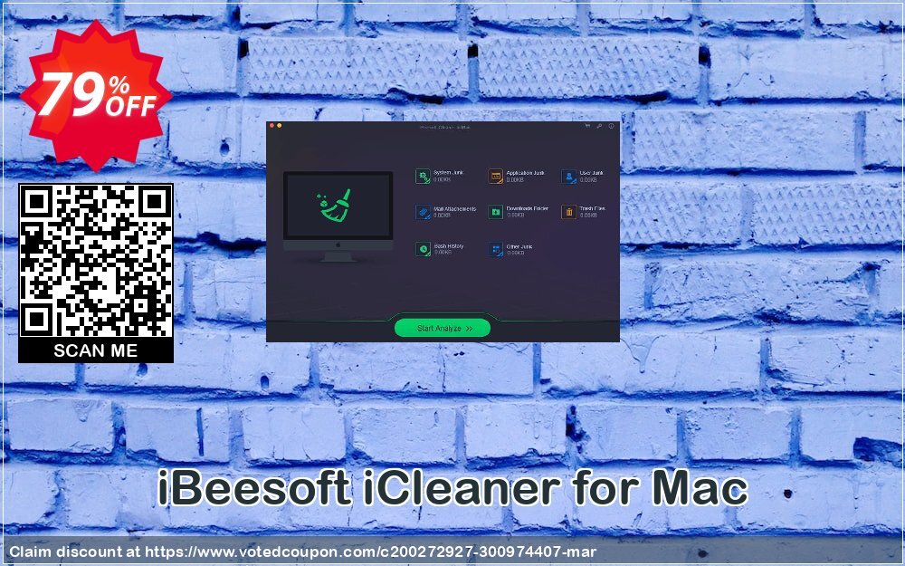 iBeesoft iCleaner for MAC Coupon, discount 50% OFF iBeesoft iCleaner for Mac, verified. Promotion: Wondrous promotions code of iBeesoft iCleaner for Mac, tested & approved