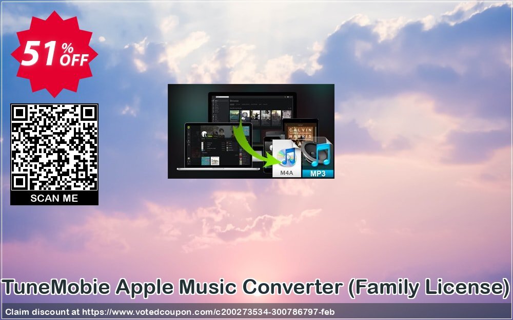 TuneMobie Apple Music Converter, Family Plan  Coupon, discount Coupon code TuneMobie Apple Music Converter (Family License). Promotion: TuneMobie Apple Music Converter (Family License) Exclusive offer 