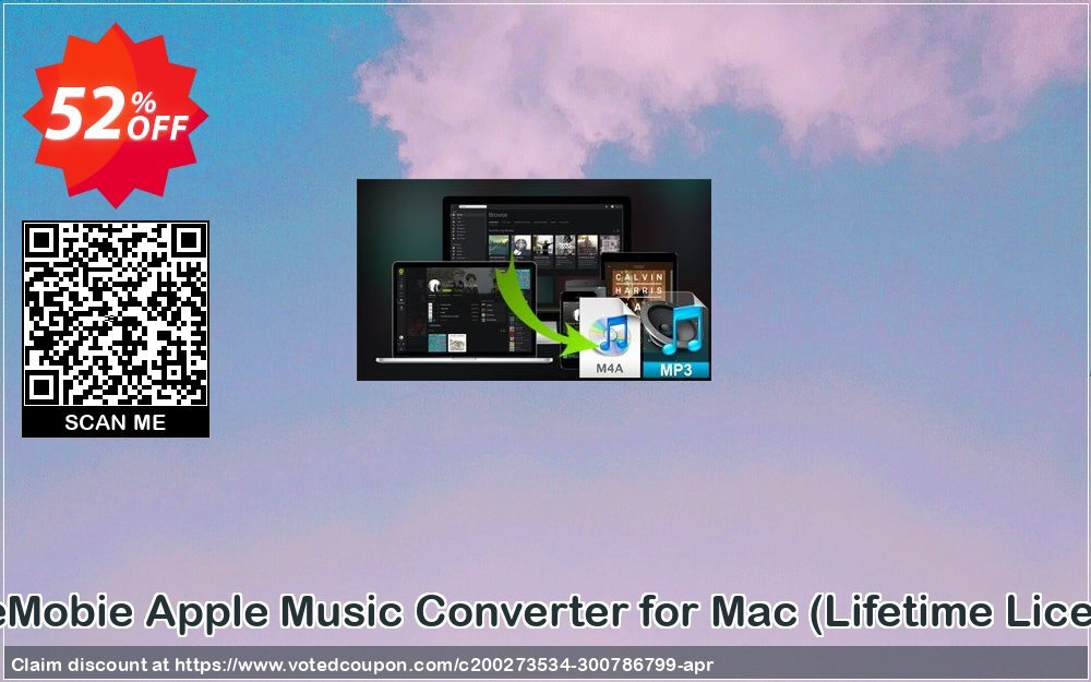 TuneMobie Apple Music Converter for MAC, Lifetime Plan  Coupon Code May 2024, 52% OFF - VotedCoupon