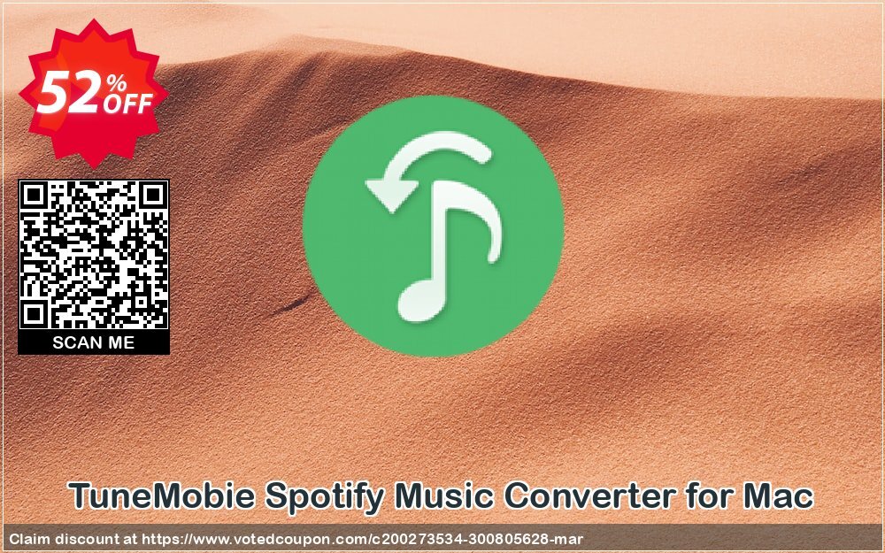 TuneMobie Spotify Music Converter for MAC Coupon Code Apr 2024, 52% OFF - VotedCoupon