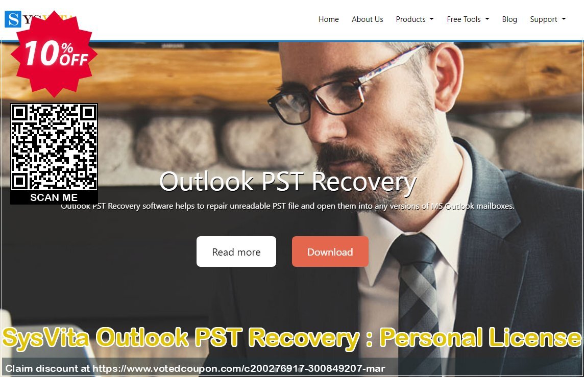 SysVita Outlook PST Recovery : Personal Plan Coupon, discount Promotion code SysVita Outlook PST Recovery : Personal License. Promotion: Offer SysVita Outlook PST Recovery : Personal License special discount 