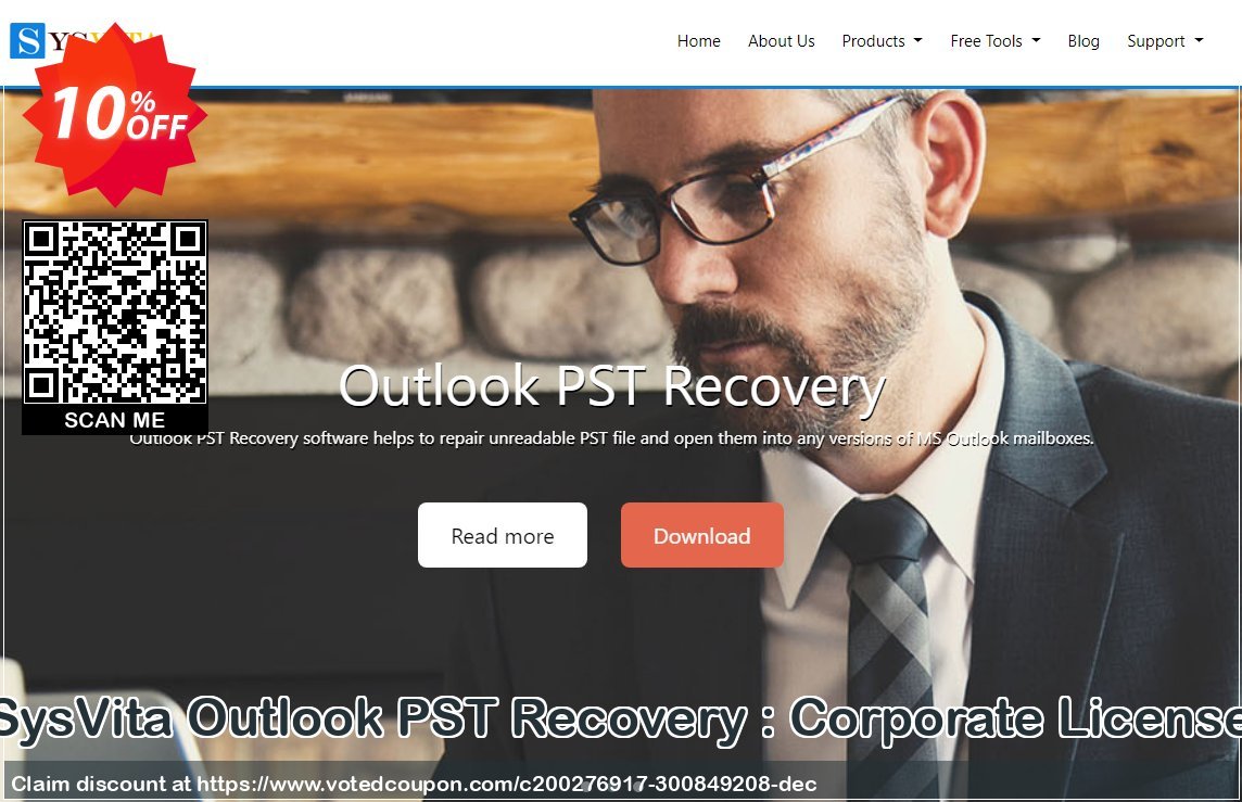 SysVita Outlook PST Recovery : Corporate Plan Coupon, discount Promotion code SysVita Outlook PST Recovery : Corporate License. Promotion: Offer SysVita Outlook PST Recovery : Corporate License special discount 