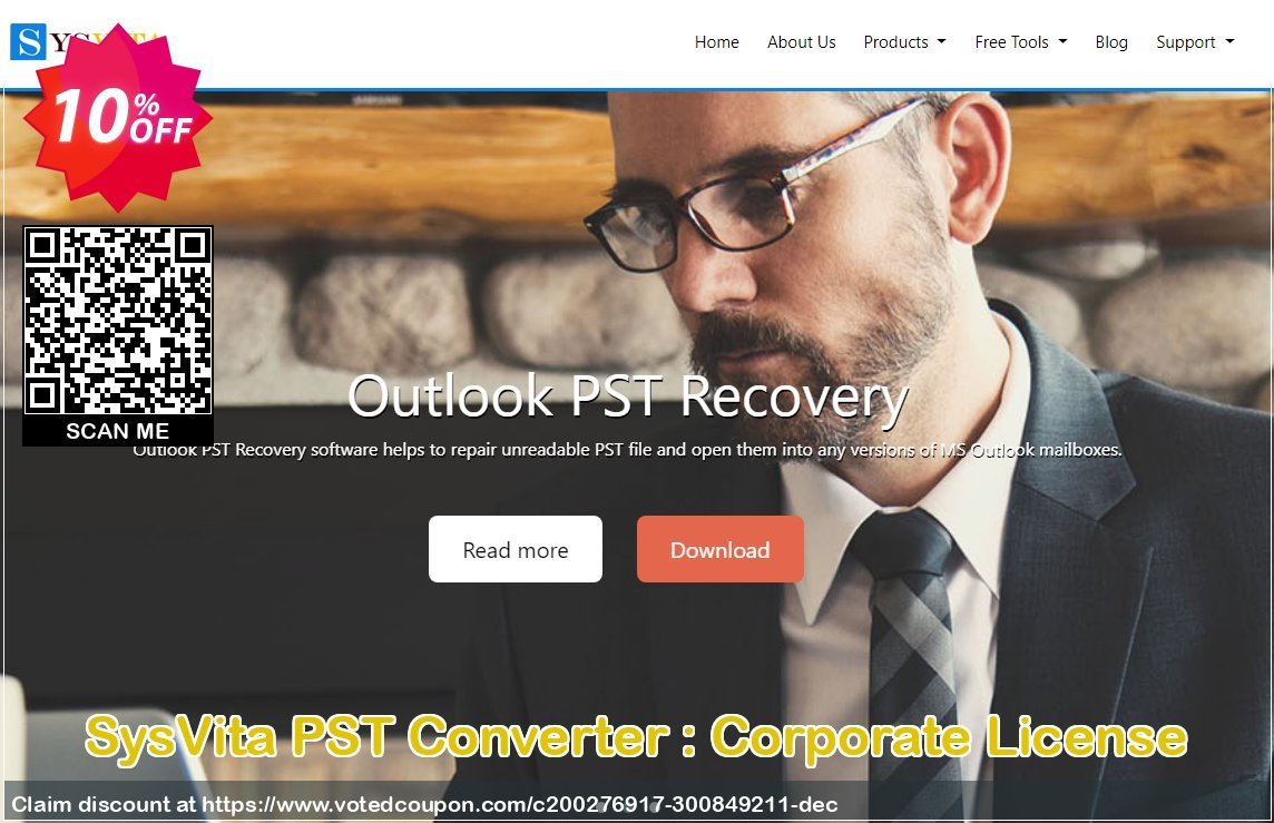 SysVita PST Converter : Corporate Plan Coupon Code May 2024, 10% OFF - VotedCoupon