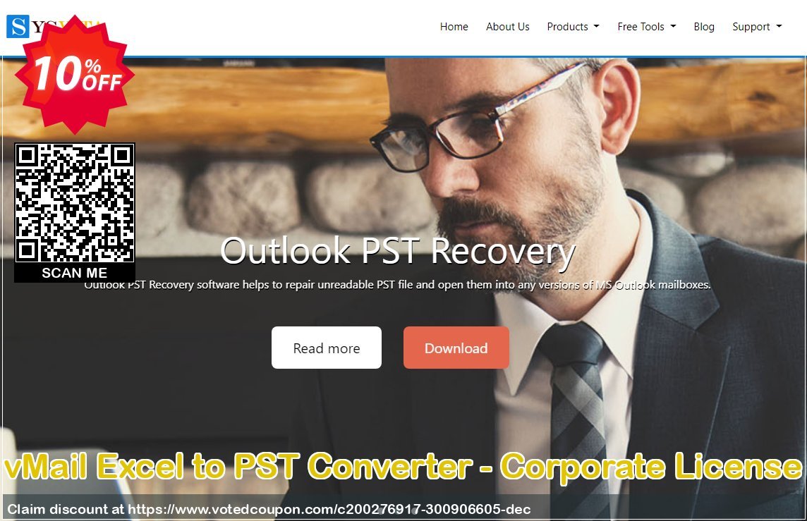 vMail Excel to PST Converter - Corporate Plan Coupon, discount Promotion code vMail Excel to PST Converter - Corporate License. Promotion: Offer vMail Excel to PST Converter - Corporate License special offer 
