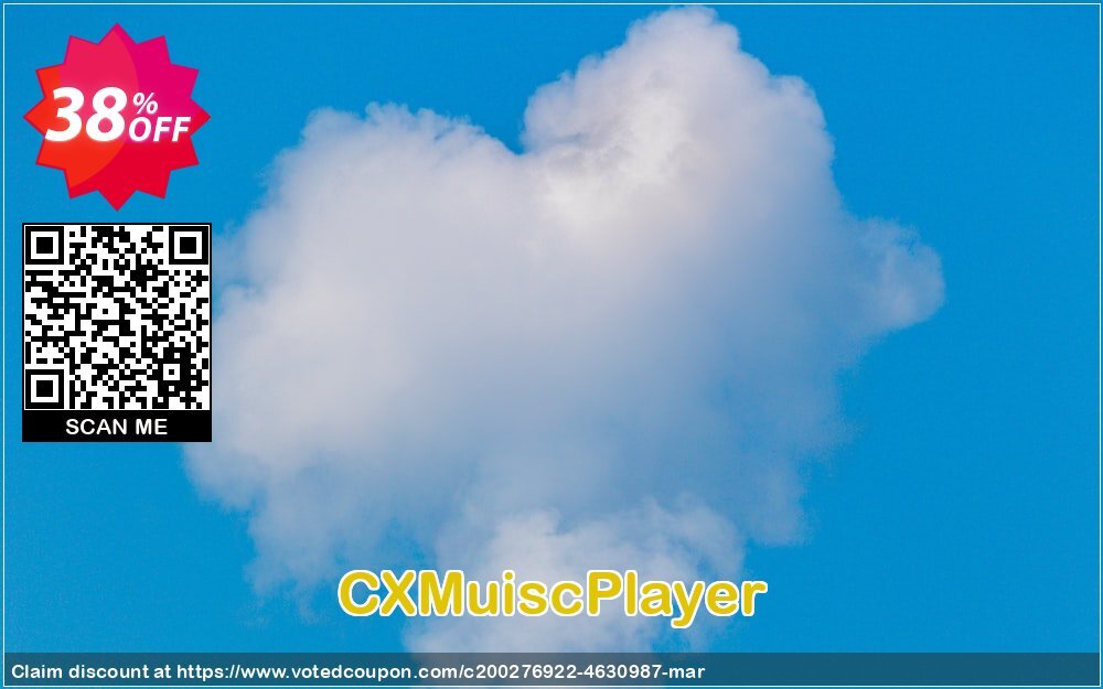 CXMuiscPlayer Coupon, discount CXMuiscPlayer Fearsome discounts code 2024. Promotion: Fearsome discounts code of CXMuiscPlayer 2024