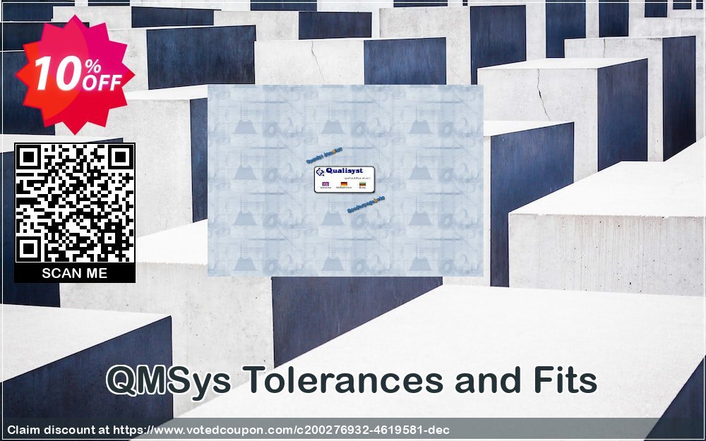 QMSys Tolerances and Fits Coupon, discount QMSys Tolerances and Fits Super deals code 2023. Promotion: Super deals code of QMSys Tolerances and Fits 2023