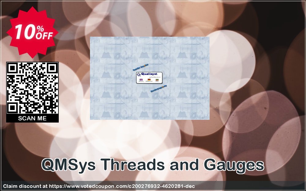 QMSys Threads and Gauges Coupon, discount QMSys Threads and Gauges Staggering deals code 2023. Promotion: Staggering deals code of QMSys Threads and Gauges 2023