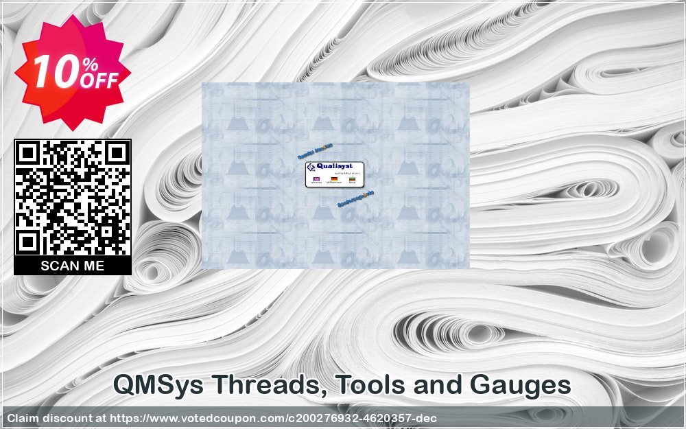 QMSys Threads, Tools and Gauges Coupon, discount QMSys Threads, Tools and Gauges Excellent sales code 2023. Promotion: Excellent sales code of QMSys Threads, Tools and Gauges 2023