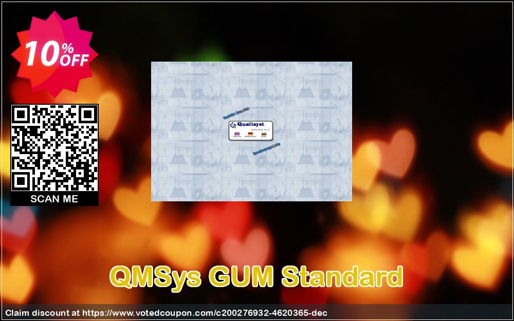 QMSys GUM Standard Coupon, discount QMSys GUM Standard Big deals code 2023. Promotion: Big deals code of QMSys GUM Standard 2023