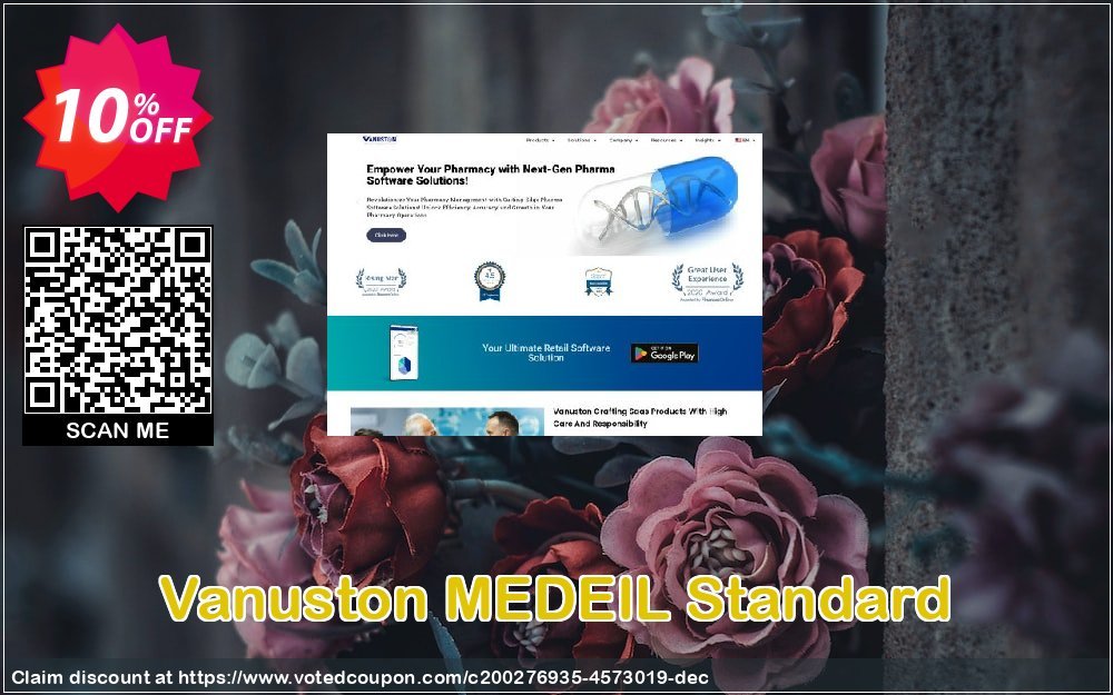 Vanuston MEDEIL Standard Coupon, discount MEDEIL - STD EDITION (Pharmacy Software) Impressive discount code 2023. Promotion: Impressive discount code of MEDEIL - STD EDITION (Pharmacy Software) 2023
