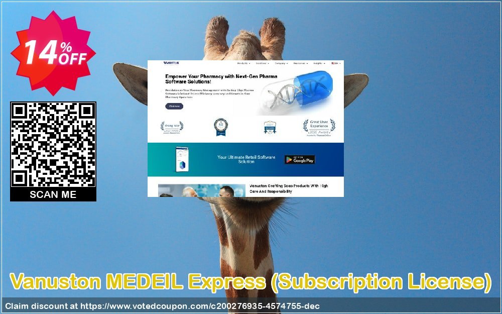 Vanuston MEDEIL Express, Subscription Plan  Coupon, discount MEDEIL-EXP-Subscription License/month Best discount code 2023. Promotion: Best discount code of MEDEIL-EXP-Subscription License/month 2023