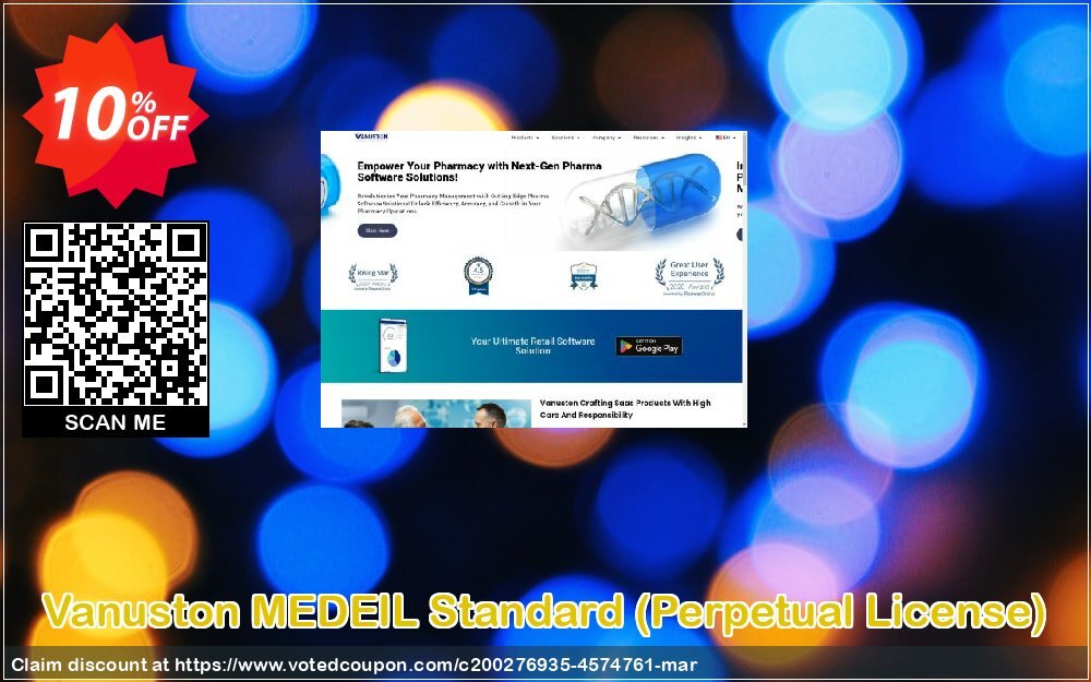 Vanuston MEDEIL Standard, Perpetual Plan  Coupon Code Apr 2024, 10% OFF - VotedCoupon