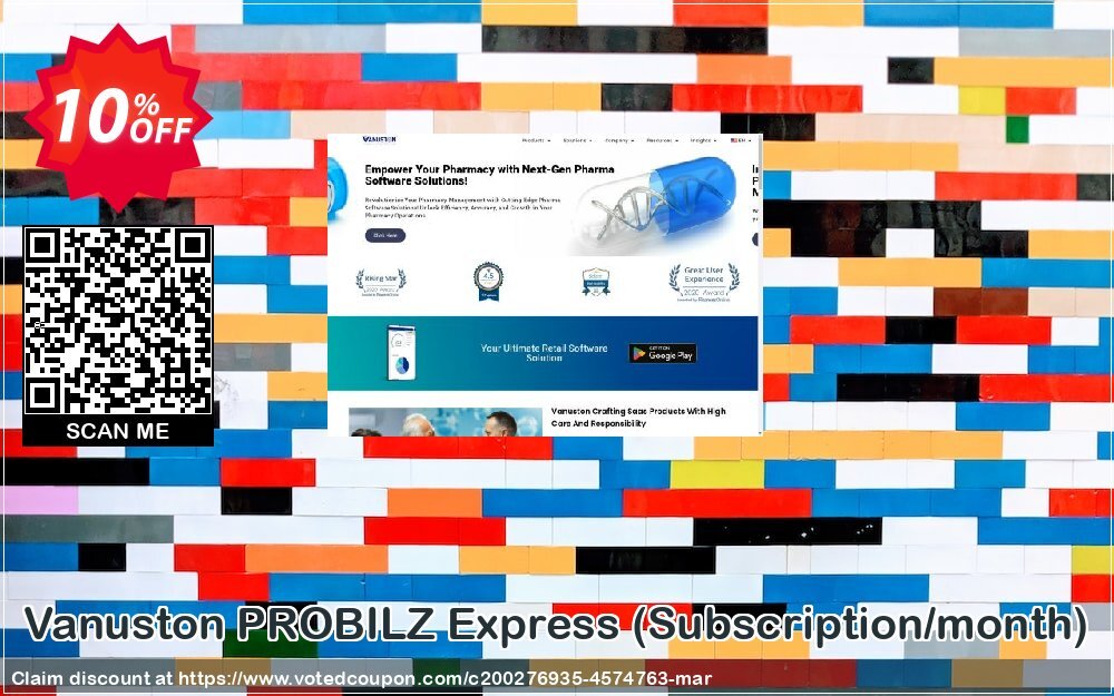 Vanuston PROBILZ Express, Subscription/month  Coupon Code Apr 2024, 10% OFF - VotedCoupon