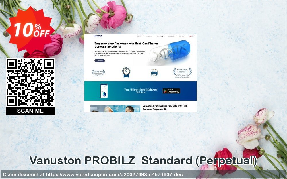 Vanuston PROBILZ  Standard, Perpetual  Coupon, discount PROBILZ-STD-Perpetual License Wonderful promotions code 2023. Promotion: Wonderful promotions code of PROBILZ-STD-Perpetual License 2023