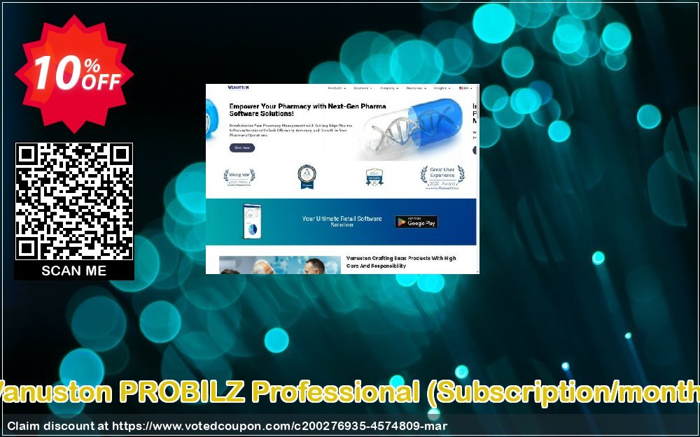 Vanuston PROBILZ Professional, Subscription/month  Coupon Code May 2024, 10% OFF - VotedCoupon