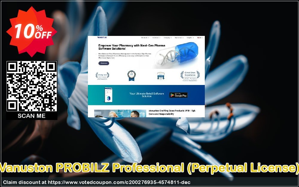 Vanuston PROBILZ Professional, Perpetual Plan  Coupon, discount PROBILZ-PROF-Perpetual License Imposing discount code 2023. Promotion: Imposing discount code of PROBILZ-PROF-Perpetual License 2023