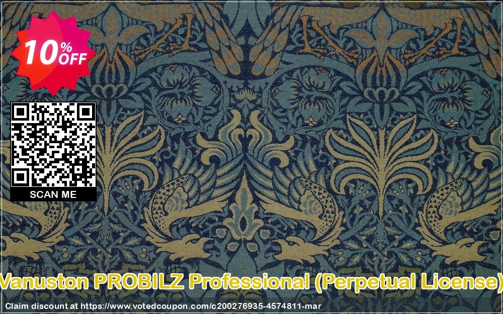 Vanuston PROBILZ Professional, Perpetual Plan  Coupon Code May 2024, 10% OFF - VotedCoupon