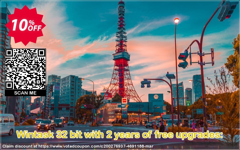 Wintask 32 bit with 2 years of free upgrades: Coupon, discount Wintask 32 bit with 2 years of free upgrades: Amazing discounts code 2024. Promotion: Amazing discounts code of Wintask 32 bit with 2 years of free upgrades: 2024