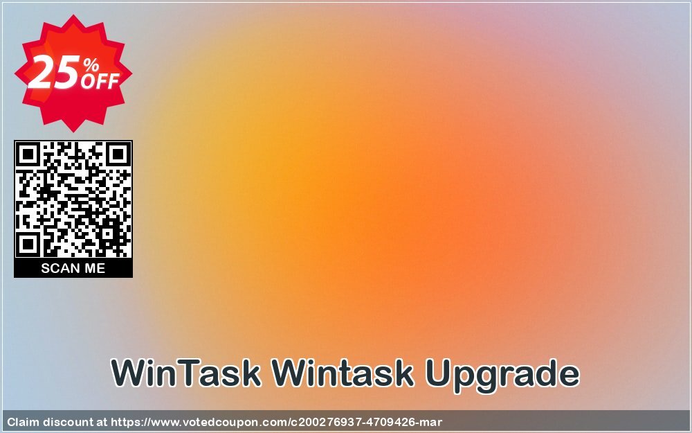 WinTask Wintask Upgrade Coupon Code May 2024, 25% OFF - VotedCoupon