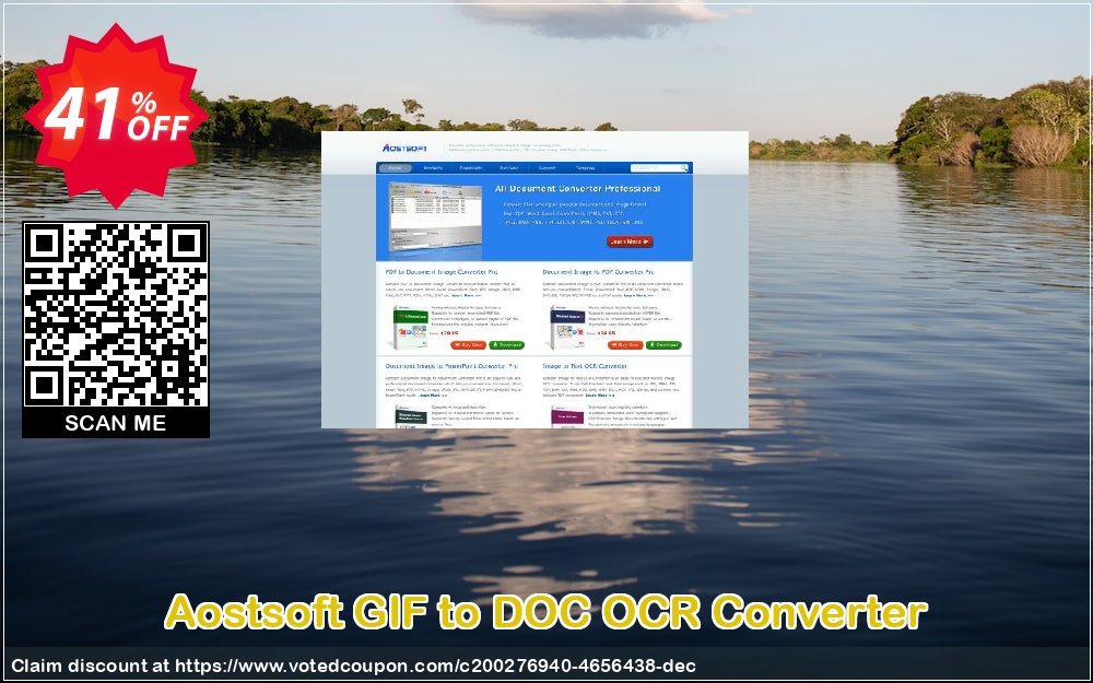 Aostsoft GIF to DOC OCR Converter Coupon, discount Aostsoft GIF to DOC OCR Converter Imposing discount code 2023. Promotion: Imposing discount code of Aostsoft GIF to DOC OCR Converter 2023