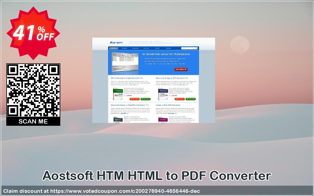 Aostsoft HTM HTML to PDF Converter Coupon Code Apr 2024, 41% OFF - VotedCoupon