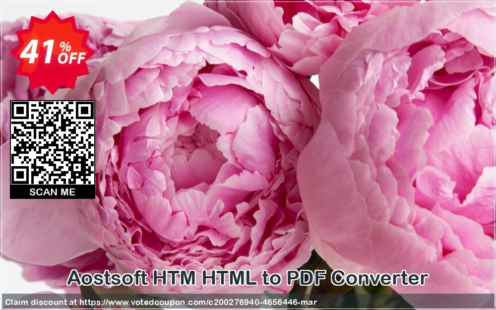 Aostsoft HTM HTML to PDF Converter Coupon, discount Aostsoft HTM HTML to PDF Converter Wondrous promo code 2024. Promotion: Wondrous promo code of Aostsoft HTM HTML to PDF Converter 2024