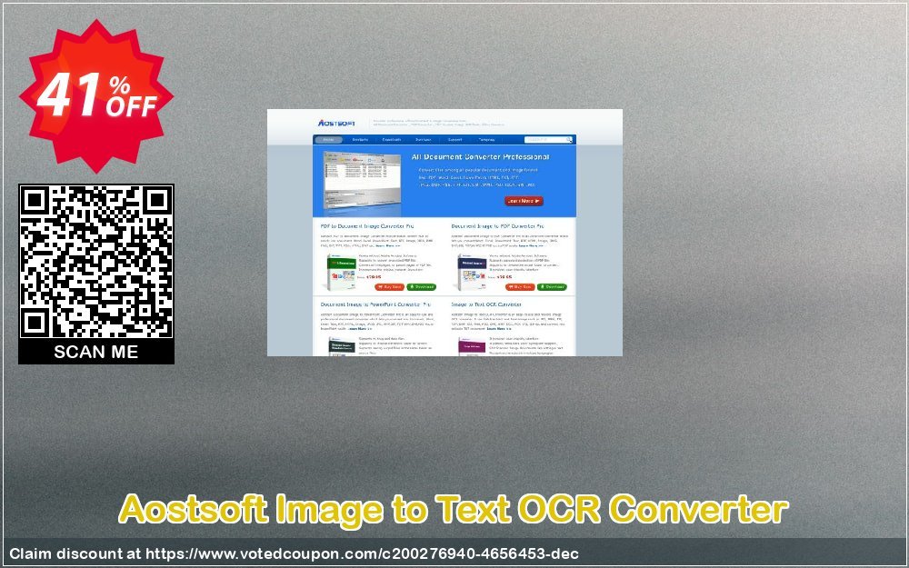 Aostsoft Image to Text OCR Converter Coupon Code Apr 2024, 41% OFF - VotedCoupon