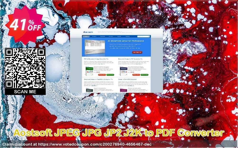 Aostsoft JPEG JPG JP2 J2K to PDF Converter Coupon, discount Aostsoft JPEG JPG JP2 J2K to PDF Converter Excellent promo code 2024. Promotion: Excellent promo code of Aostsoft JPEG JPG JP2 J2K to PDF Converter 2024