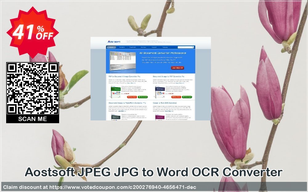Aostsoft JPEG JPG to Word OCR Converter Coupon, discount Aostsoft JPEG JPG to Word OCR Converter Awful deals code 2023. Promotion: Awful deals code of Aostsoft JPEG JPG to Word OCR Converter 2023