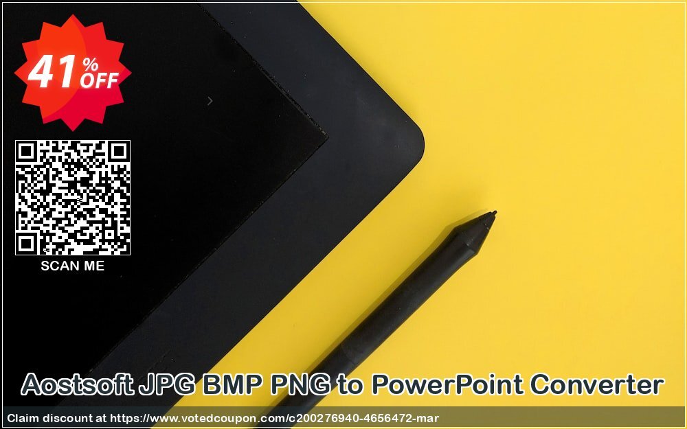 Aostsoft JPG BMP PNG to PowerPoint Converter Coupon, discount Aostsoft JPG BMP PNG to PowerPoint Converter Amazing offer code 2024. Promotion: Amazing offer code of Aostsoft JPG BMP PNG to PowerPoint Converter 2024