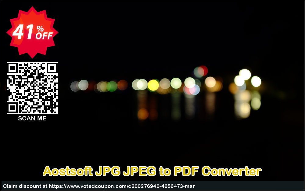 Aostsoft JPG JPEG to PDF Converter Coupon Code May 2024, 41% OFF - VotedCoupon