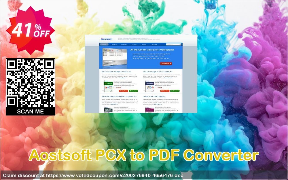 Aostsoft PCX to PDF Converter Coupon, discount Aostsoft PCX to PDF Converter Hottest promotions code 2024. Promotion: Hottest promotions code of Aostsoft PCX to PDF Converter 2024