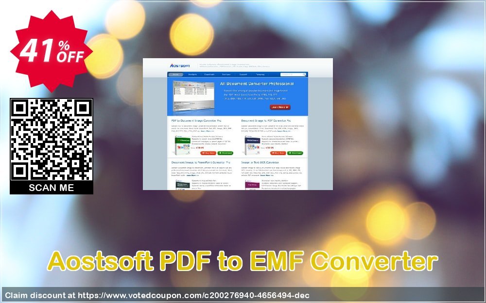 Aostsoft PDF to EMF Converter Coupon Code Apr 2024, 41% OFF - VotedCoupon