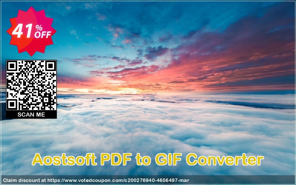 Aostsoft PDF to GIF Converter Coupon Code Apr 2024, 41% OFF - VotedCoupon