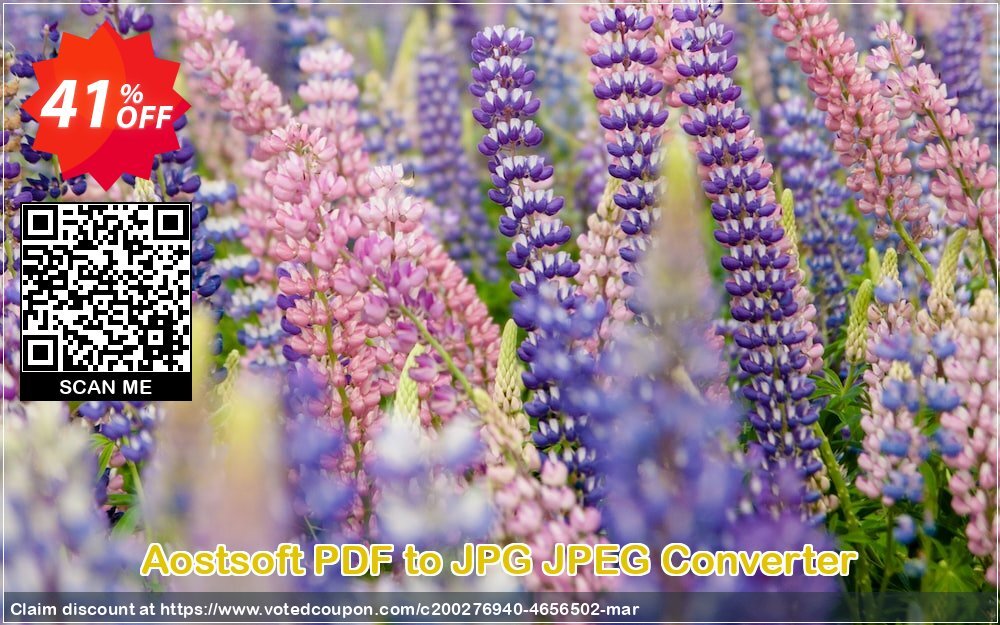 Aostsoft PDF to JPG JPEG Converter Coupon Code Apr 2024, 41% OFF - VotedCoupon