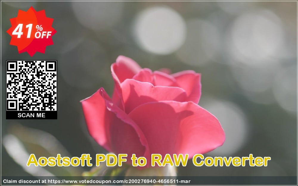 Aostsoft PDF to RAW Converter Coupon, discount Aostsoft PDF to RAW Converter Fearsome promotions code 2024. Promotion: Fearsome promotions code of Aostsoft PDF to RAW Converter 2024