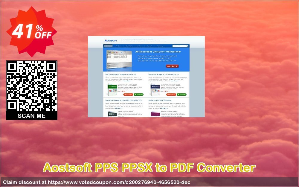 Aostsoft PPS PPSX to PDF Converter Coupon Code May 2024, 41% OFF - VotedCoupon