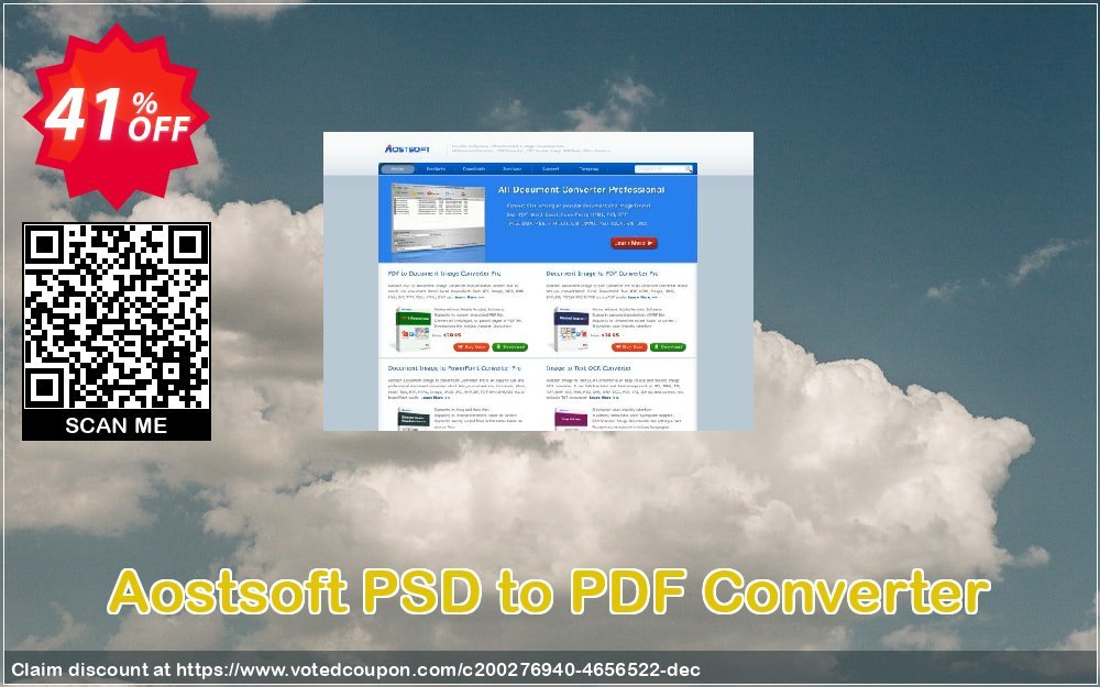 Aostsoft PSD to PDF Converter Coupon Code May 2024, 41% OFF - VotedCoupon