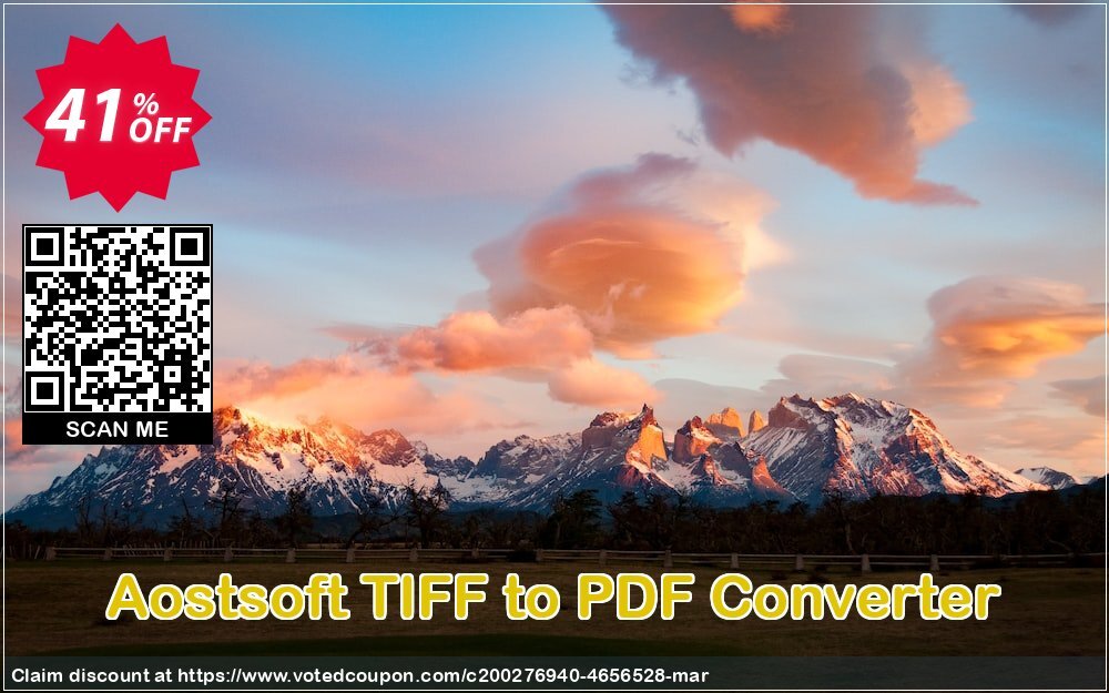 Aostsoft TIFF to PDF Converter Coupon Code May 2024, 41% OFF - VotedCoupon