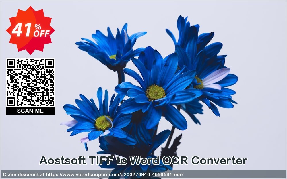 Aostsoft TIFF to Word OCR Converter Coupon, discount Aostsoft TIFF to Word OCR Converter Stirring discounts code 2024. Promotion: Stirring discounts code of Aostsoft TIFF to Word OCR Converter 2024