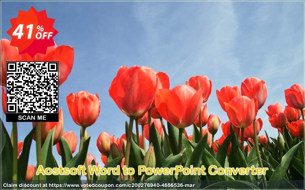 Aostsoft Word to PowerPoint Converter Coupon Code Apr 2024, 41% OFF - VotedCoupon