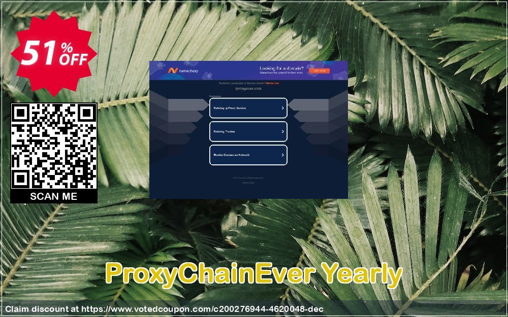 ProxyChainEver Yearly Coupon, discount ProxyChainEver Yearly Wonderful promotions code 2023. Promotion: Wonderful promotions code of ProxyChainEver Yearly 2023