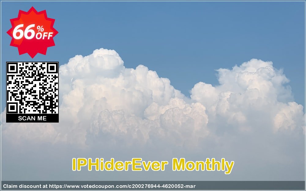 IPHiderEver Monthly Coupon Code Apr 2024, 66% OFF - VotedCoupon